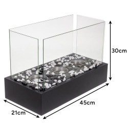 Biokrb 45 x 29 x 20,5 cm, černá KAMINER