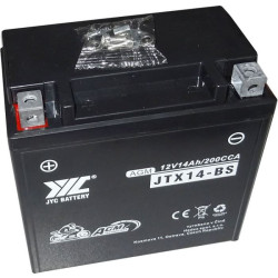 Pb akumulátor JYC JTX14-BS AGM pro motocykly 12V/14Ah levý