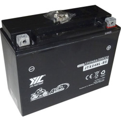 Pb akumulátor JYC JTX24HL-BS AGM pro motocykly 12V/24Ah pravý