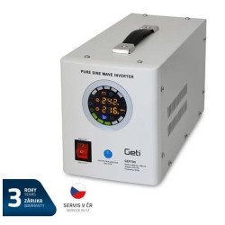 Zdroj záložní GETI GEP700 sinus 700W (1000VA)