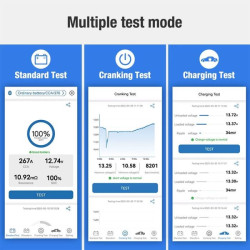 Bluetooth tester baterií KONNWEI BK200 / monitor baterie