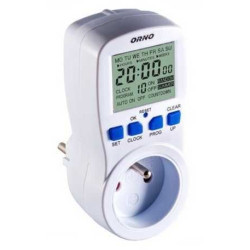 Spínací hodiny 230V digitální týdenní ORNO 16A