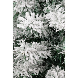 Mini stromek MagicHome Snowy, jedle v jutě, zasněžený, 60cm