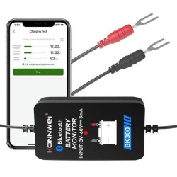 Bluetooth tester baterií KONNWEI BK300 / monitor baterie