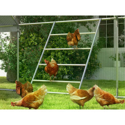 hrad pro slepice pawhut d51 401v00nd 140x86cm 8
