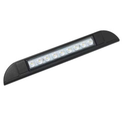 Přídavné světlo LED 12-24V 9x LED šikmé - na karavany, lodě atd - čern