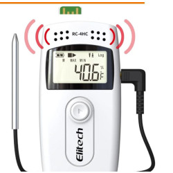 Teploměr a vlhkoměr Elitech RC-4HC se sondou - USB Datalogger