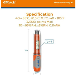 Teploměr a vlhkoměr Elitech RC-51H - USB Datalogger