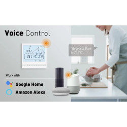 WIFI Termostat programovatelný týdenní HT047W-IE 16A s vnitřním a venkovním čidlem