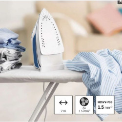 Flexo šňůra PVC 3× 1,5mm2, 2m, bílá