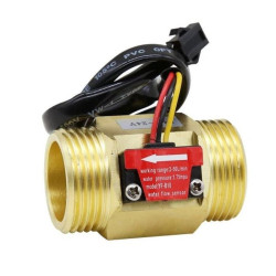 Mosazný průtokoměr YF-B10 1” 2-50L/min