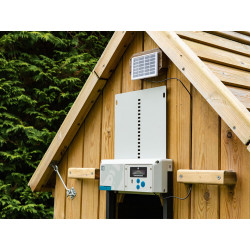 komplet automatickeho otevirani a zavirani kurniku chicken guard all in one solar 9
