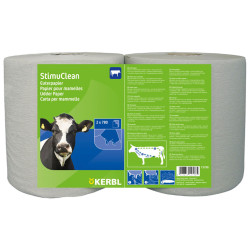 uterky na vemena kerbl 15798 stimuclean 25x19 2cm 2x780 utrzku s kartonovym jadrem sede 1