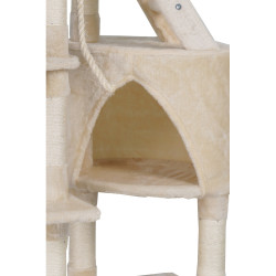 Škrabadlo pro kočky s více úrovněmi a hračkami - Rosalia, 49x40x118 cm