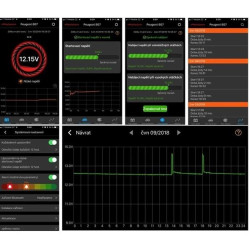 Monitoring baterie CARCLEVER 35953 Bluetooth