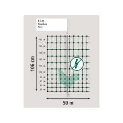 nevodiva sit pro drubez kerbl 292418 premium 106cm x 50m 2 hroty 6