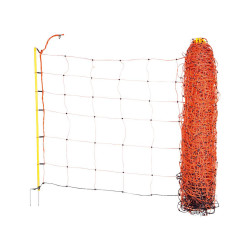 Síť pro elektrický ohradník pro ovce KERBL 27901 90 cm x 50 m / 2 hroty, oranžová