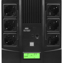Záložní zdroj - 800VA / 480W 9Ah, UPS, Green Cell UPS