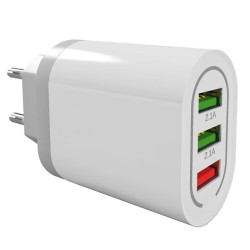 Napáječ, nabíječka USB-A - 3x  18W QUICK CHARGE 2.0-3.0