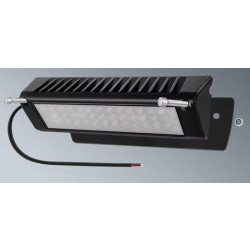 Přídavné světlo LED 10-30V/60x LED šikmé na karavany nebo lodě černé