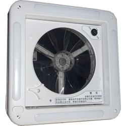 Střešní okno s ventilátorem a osvětlením pro karavany