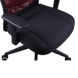 Marvo Kancelářská židle MAXIMUS, černá, prodyšná záda