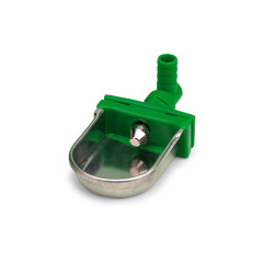 Nerez napájecí miska - do pletiva, 9 mm připojení