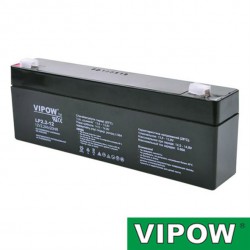 Baterie olověná 12V/ 2.2Ah VIPOW bezúdržbový akumulátor