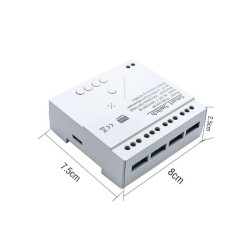 Wifi smart switch 7-32V+5V TYWB 4ch-RF, Android, iOS 4 kanálový