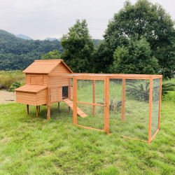 Dřevěný kurník PARIZ XXL, 3700x1760x1720 mm