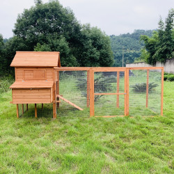 Dřevěný kurník PARIZ XXL, 3700x1760x1720 mm