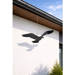 PLAŠIČ ptáků  385 mm + závěs a otočný obrtlík