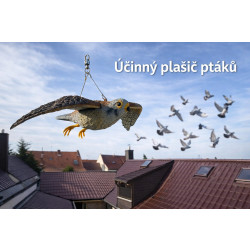 Trojrozměrná maketa dravce - poštolka 56 cm