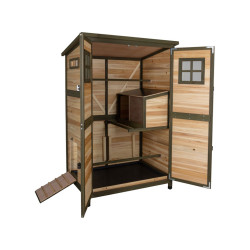 kurnik pro slepice kerbl 81750 tower 109x75x167cm 2