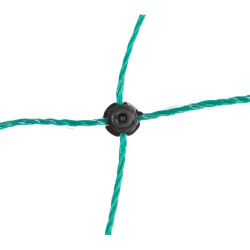 Síť premium nevodivá pro drůbež 106 cm, 2 hroty, 25 m, zelená