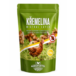 Obohacená křemelina pro drůbež 1 kg - AGF Galimite Layer