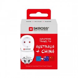 SKROSS cestovní adaptér SKROSS pro použití v Číně a Austrálii