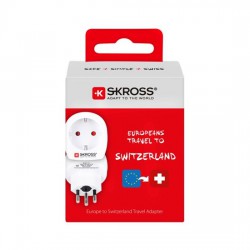 SKROSS cestovní adaptér SKROSS pro použití ve Švýcarsku