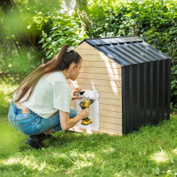 Automatická dvířka kurníku RUN-CHICKEN T50 / barva černá