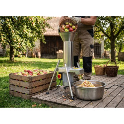 Drtič ovoce AGF-1, 1100 W, 15 l, 400 kg/h, 55x55x104 cm