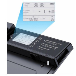 Automatické dveře kurníku s časovačem a solárním panelem, DA265C (V152M)