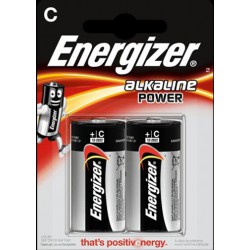 Baterie malé mono alkalická Energizer Power / blistr / typ C