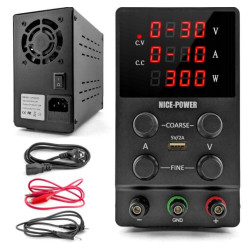 Laboratorní zdroj Nice-Power SPS3010 0-30V/0-10A černý
