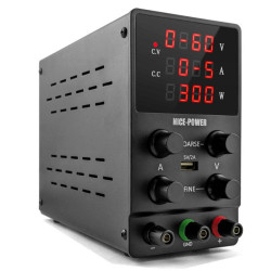 Laboratorní zdroj Nice-Power SPS605 0-60V/0-5A černý