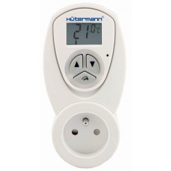 TZ63 zásuvkový elektronický termostat např. pro koupelnový radiátor (do zásuvky)