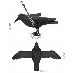 Odpuzovač holubů a ptáků havran v letu 38 cm