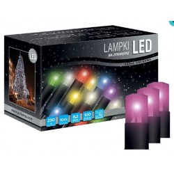 LED osvětlení univerzální - klasická, růžová, 10 m