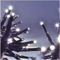 Solight LED venkovní vánoční řetěz s dálkový ovládáním - Cluster, 576 LED, 8 funkcí, časovač, IP44, studená bílá
