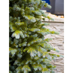 Umělý vánoční stromek - Smrk Stříbrný 150 cm PE