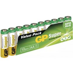 Baterie AA (R6) alkalická GP Super Alkaline 10ks